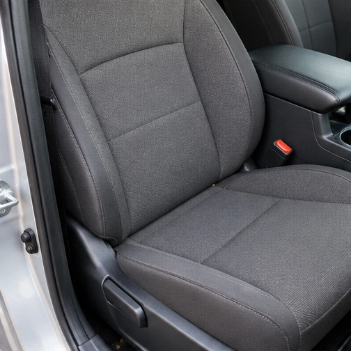 Illustrative clean car interior
