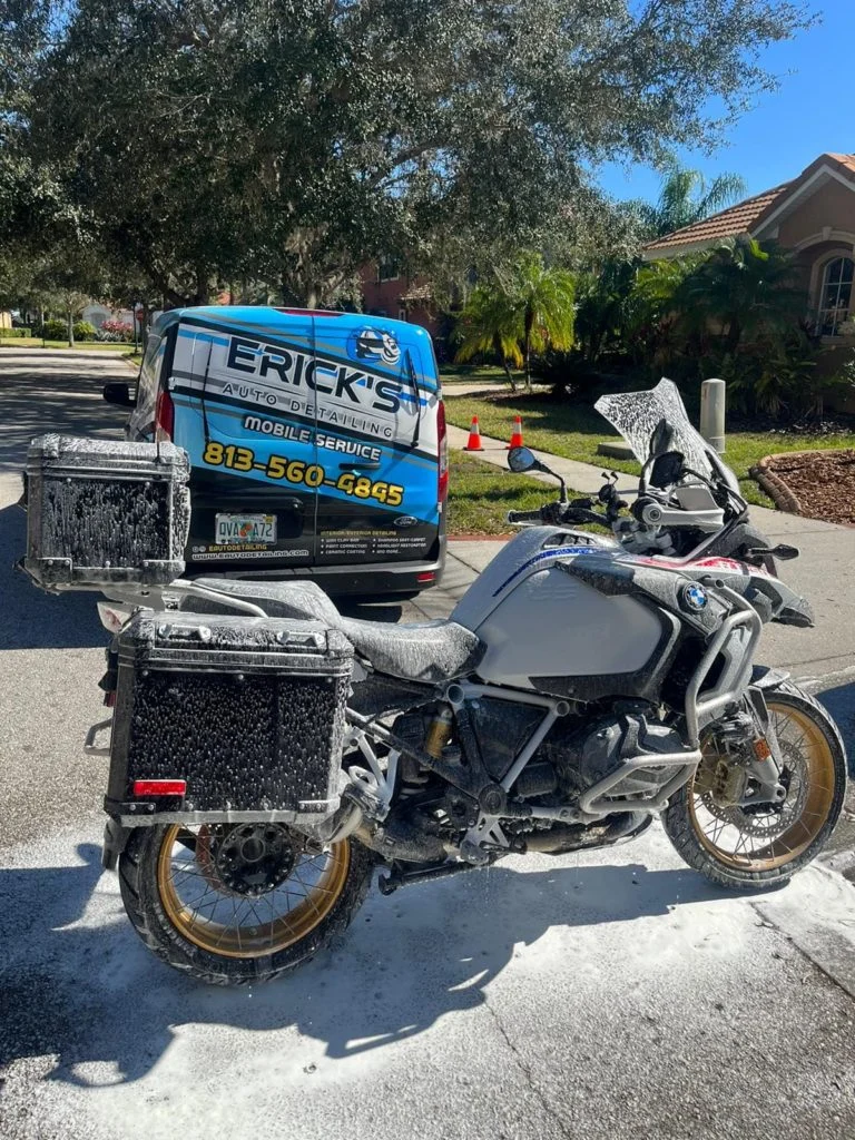 Motorcycle pictured on Erick Detailing’s website